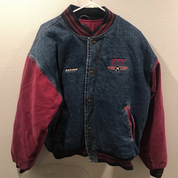 Vintage Boeing 777 Bomber Jacket 